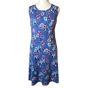 ZeroXposur Summer Dress Activewear Medium UPF‎ 50+ Purple Floral Casual Sporty